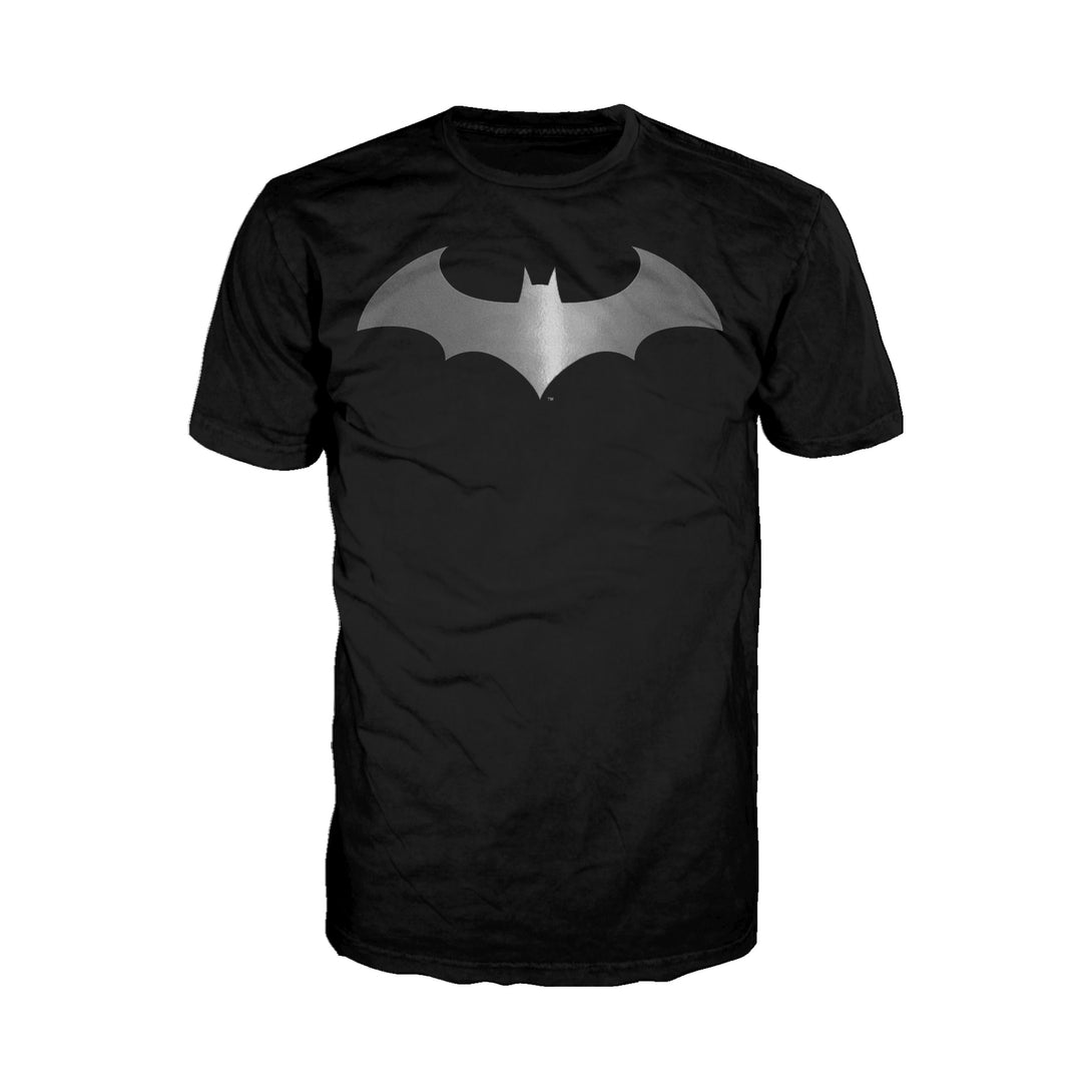 DC Comics Batman Logo Modern Official Men's T-shirt Black - Urban Species