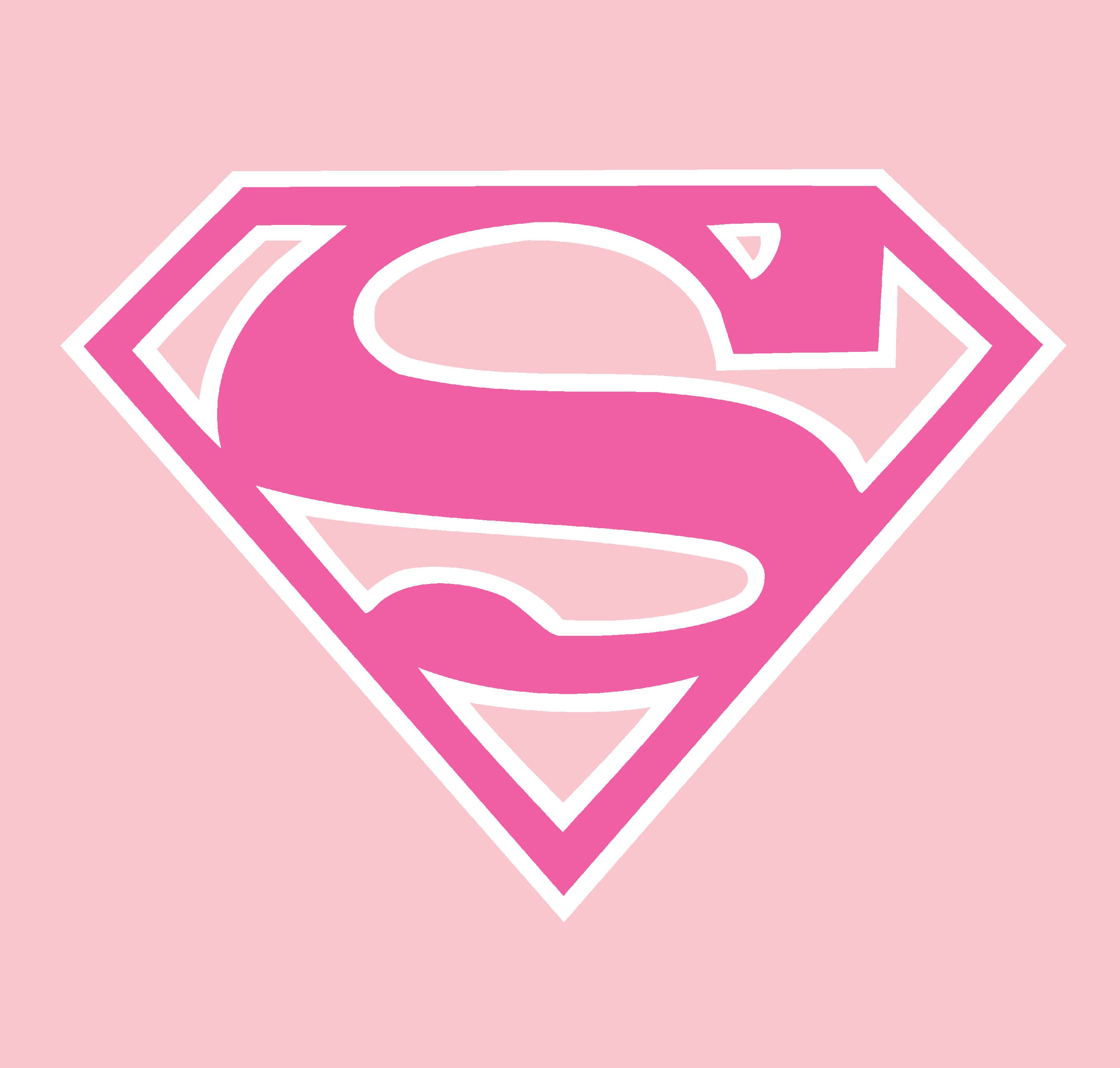 DC Comics Supergirl Logo Classic Official Women s T shirt Pink