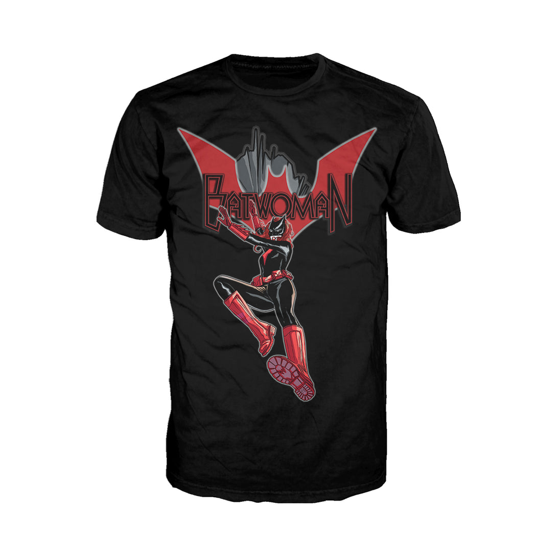 DC Comics Batwoman Logo Entrance Men's T-shirt Black - Urban Species