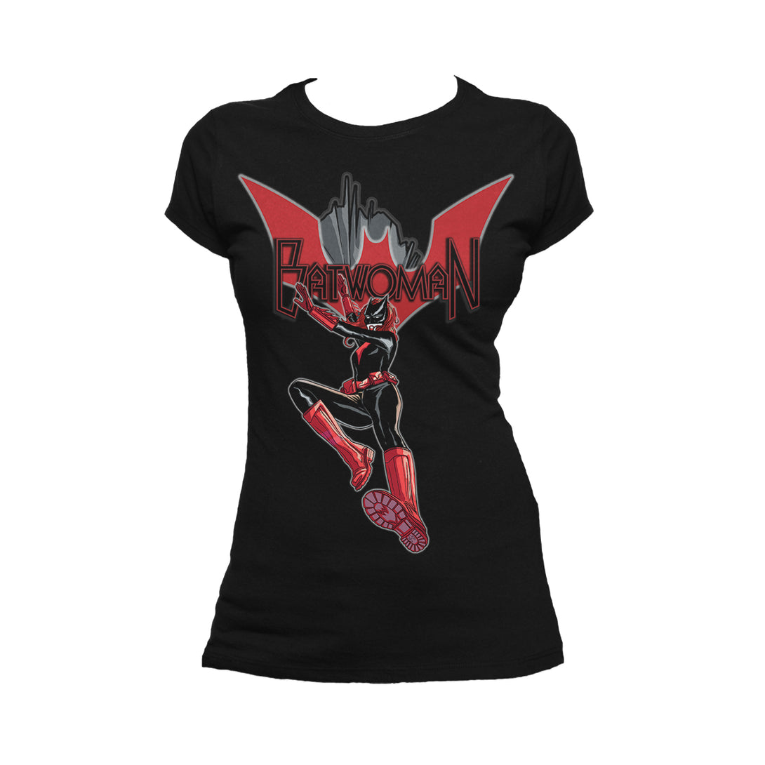 DC Comics Batwoman Logo Entrance Women's T-shirt Black - Urban Species