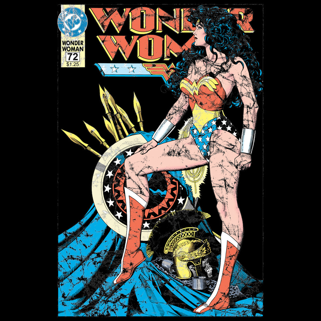 DC Comics Wonder Woman Cover #55 Official Sweatshirt (Black) - Urban Species Sweatshirt