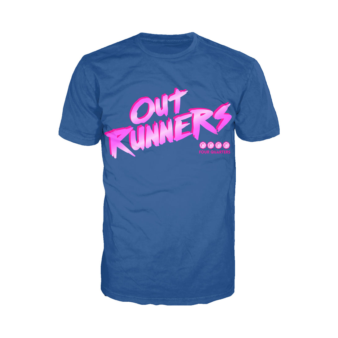 The Four Quarters Logo Outrunners Official Men's T-shirt (Royal Blue) - Urban Species Mens Short Sleeved T-Shirt