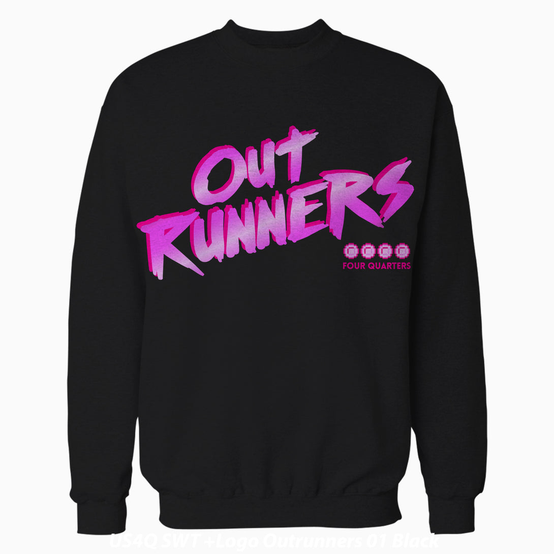 The Four Quarters Logo Outrunners Official Sweatshirt (Black) - Urban Species Sweatshirt