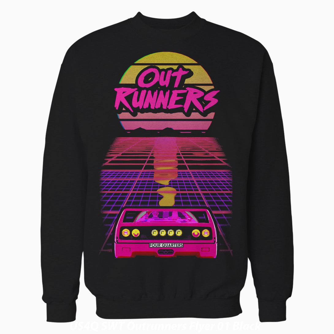 The Four Quarters Outrunners Flyer Official Sweatshirt (Black) - Urban Species Sweatshirt
