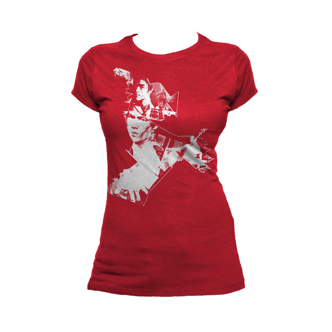 US Brand X Future Retro Dragon Game Red - Urban Species Official Women's Short Sleeved Tshirt 