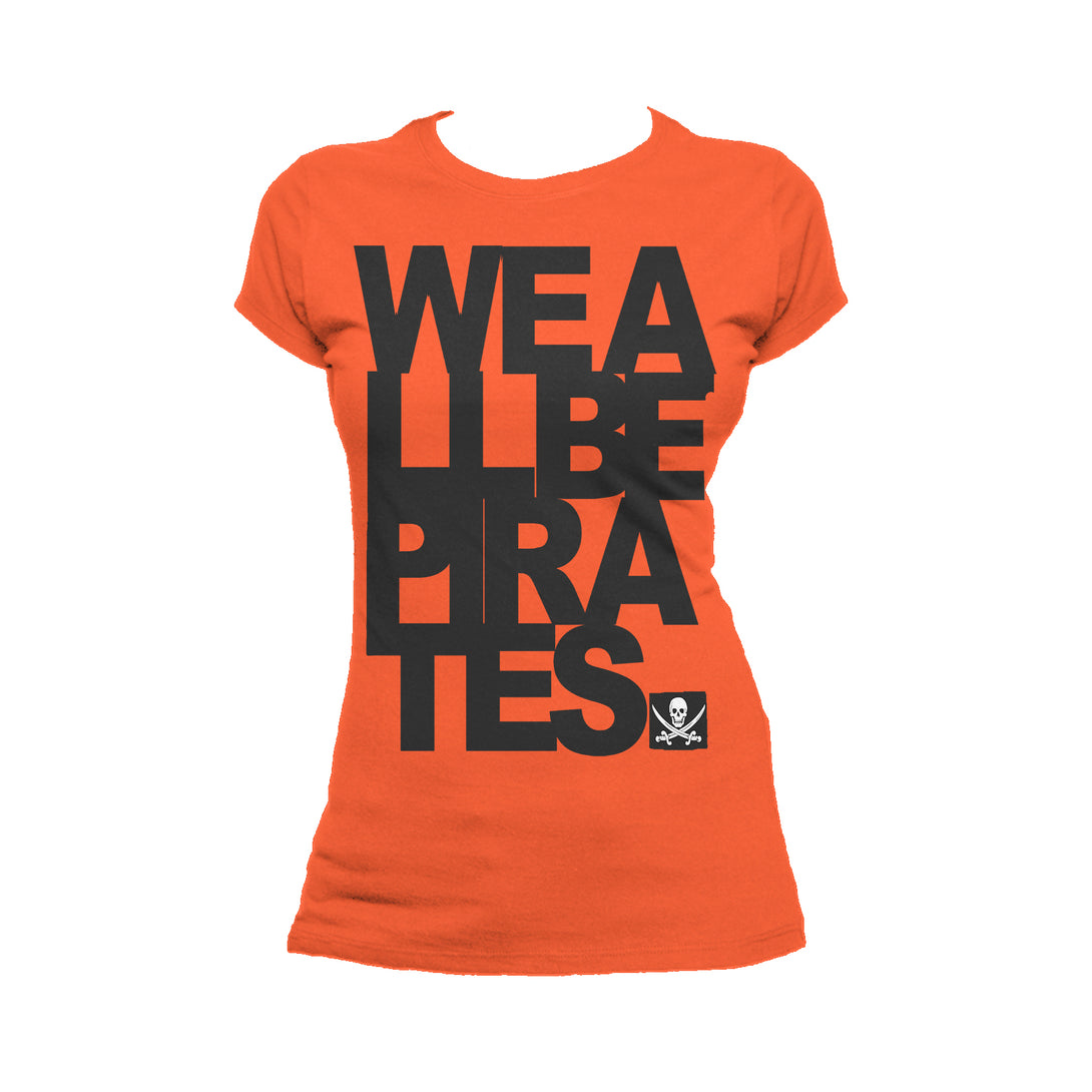US Brand X Sci Funk We Be Pirates Orange - Urban Species Official Women's Short Sleeved Tshirt