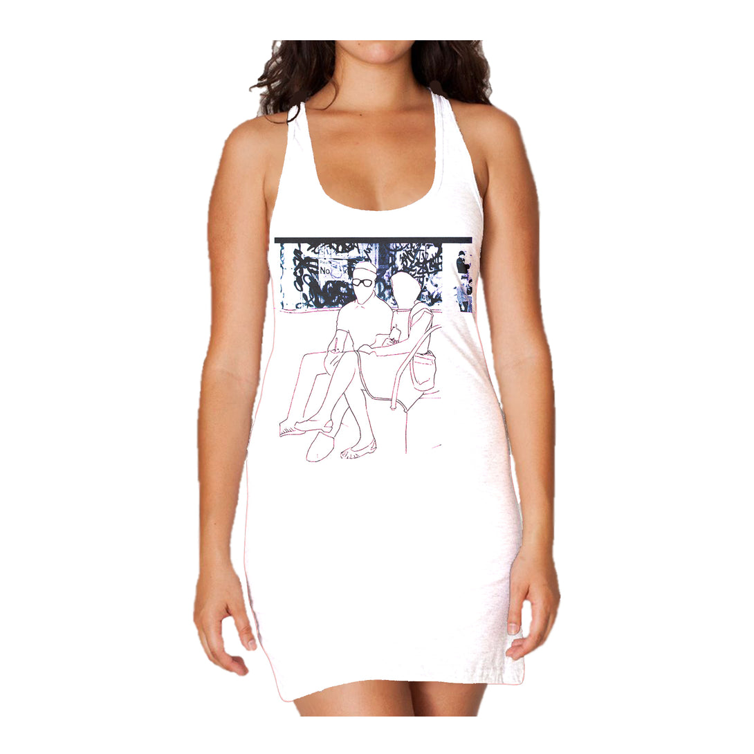 US Brand X Old's Kool Ghetto Love White - Urban Species Official Women's Tank Dress