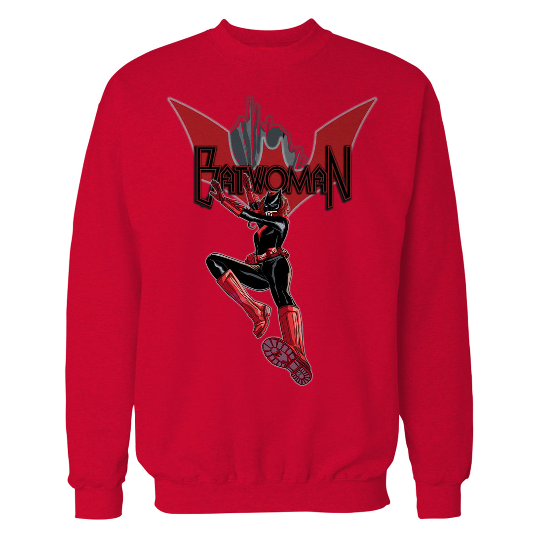 DC Comics Batwoman Logo Entrance Official Sweatshirt Red - Urban Species