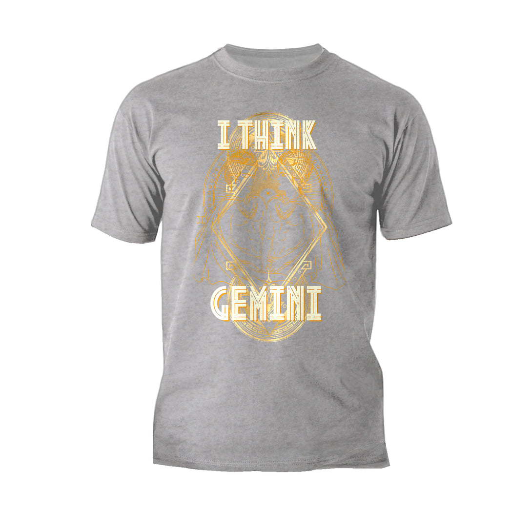 Urban Attitude Supreme Star Sign Gemini Men's T-shirt (Heather Grey)