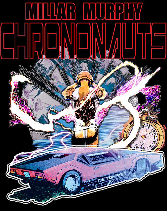 Chrononauts Poster Corbin Quinn close up design 