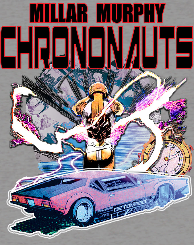 Chrononauts Poster Corbin Quinn Official Men's T-Shirt (Heather Grey) - Urban Species Mens Short Sleeved T-Shirt