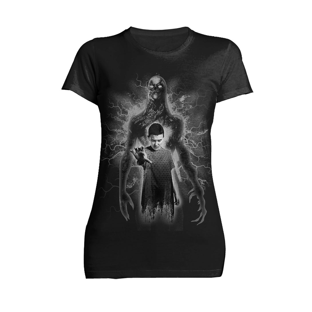 Stranger Things Eleven Vecna Mothergate Women's T-Shirt Black - Urban Species