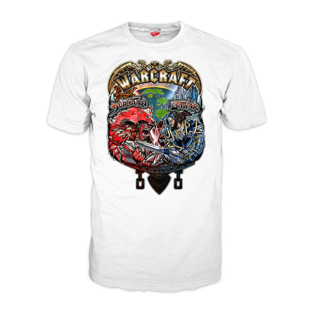 Warcraft Vs Official Men's T-shirt (White) - Urban Species Mens Short Sleeved T-Shirt