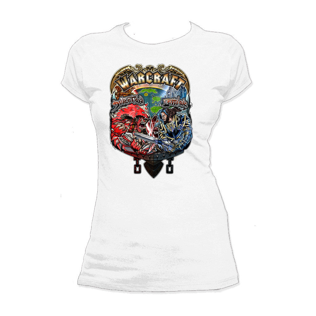 Warcraft Vs Official Women's T-shirt (White) - Urban Species Ladies Short Sleeved T-Shirt