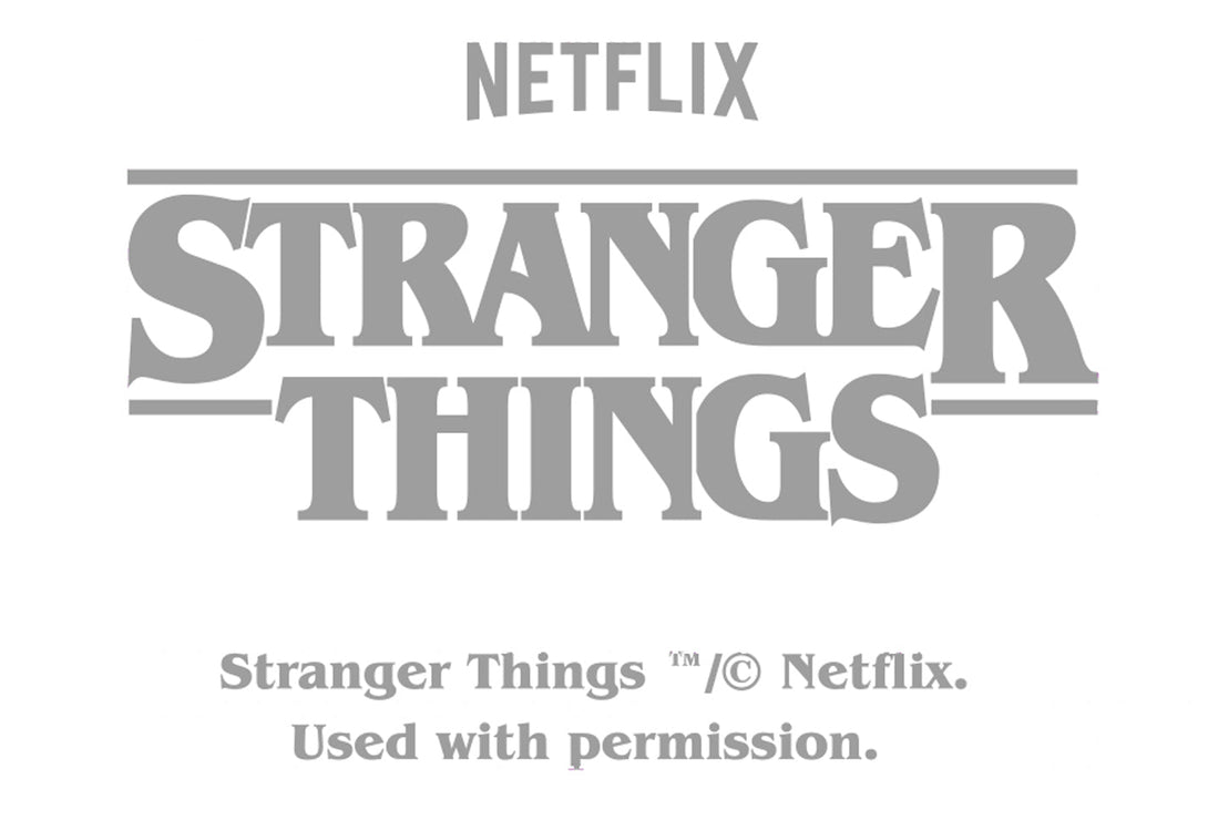Stranger Things Logo TV Screen Men's T-Shirt Neck Print
