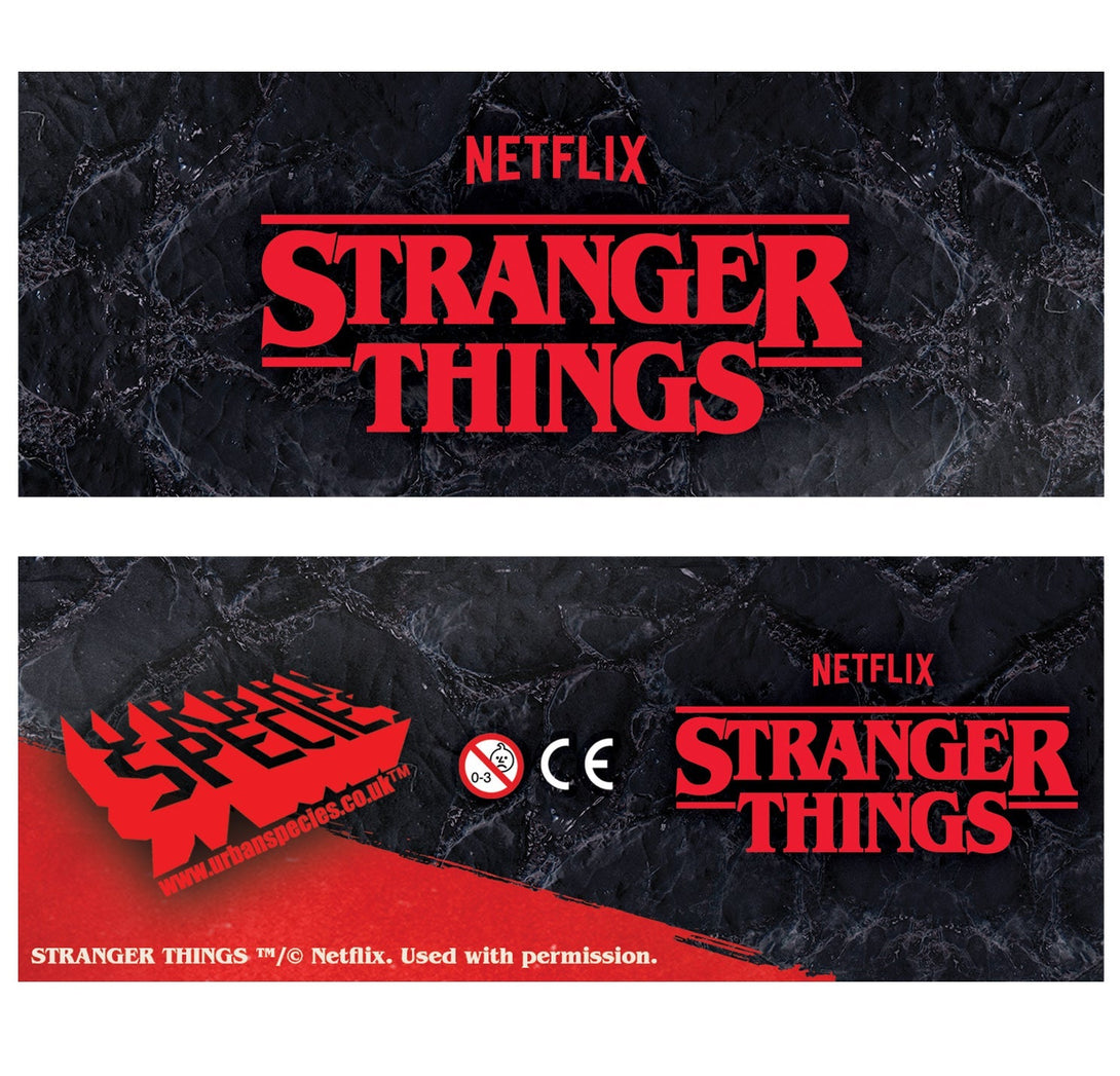 Stranger Things Logo TV Screen Men's T-Shirt Hang Tag