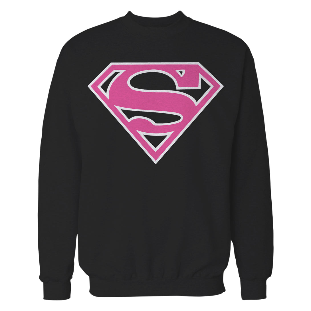 DC Comics Supergirl Logo Classic Official Sweatshirt Black - Urban Species