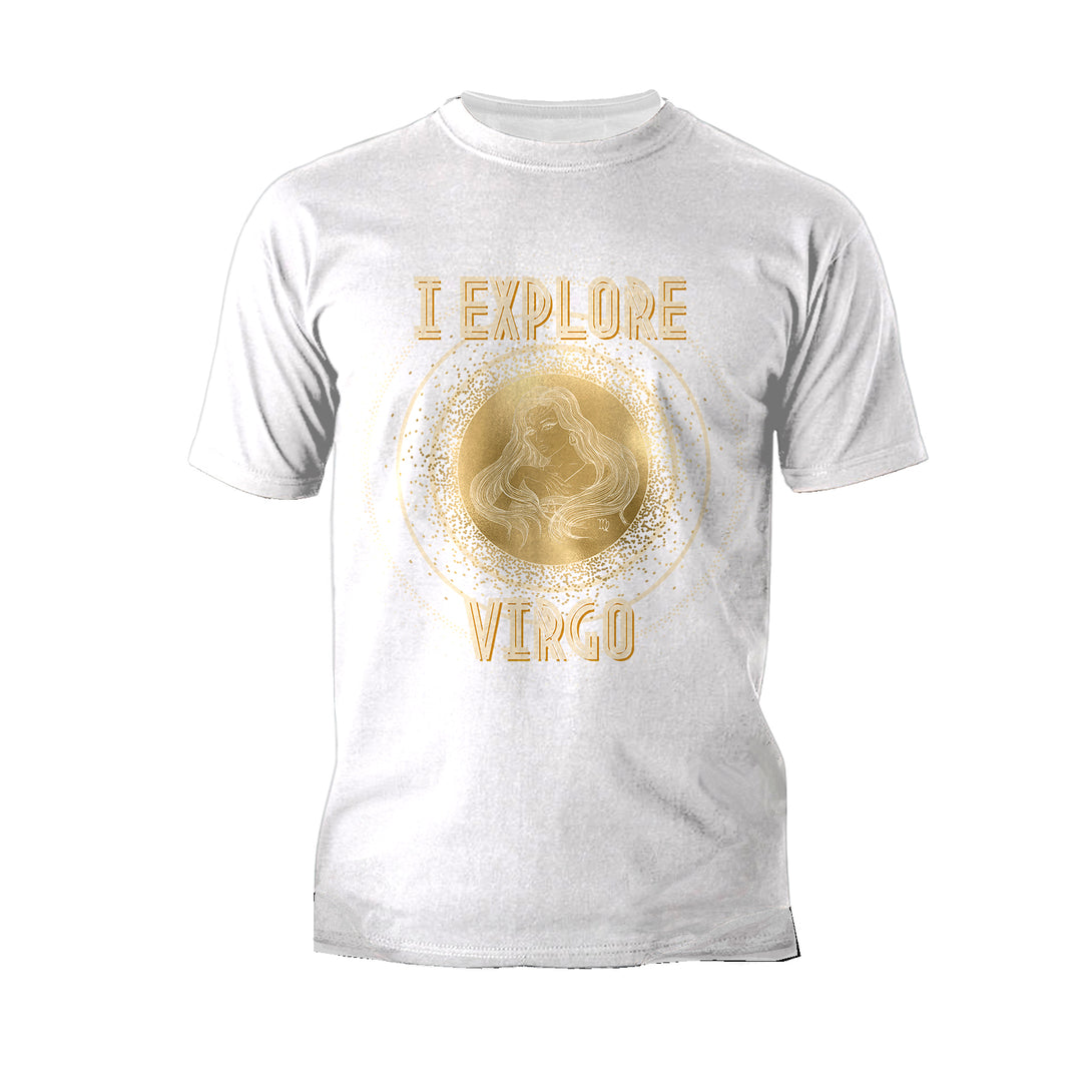 Urban Attitude Supreme Star Sign Virgo Men's T-shirt (White)