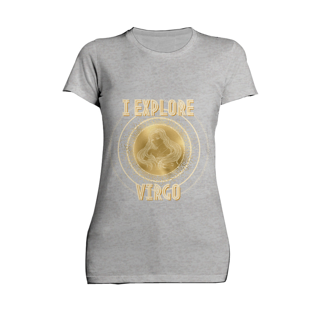 Urban Attitude Supreme Star Sign Virgo Women's T-shirt (Heather Grey)
