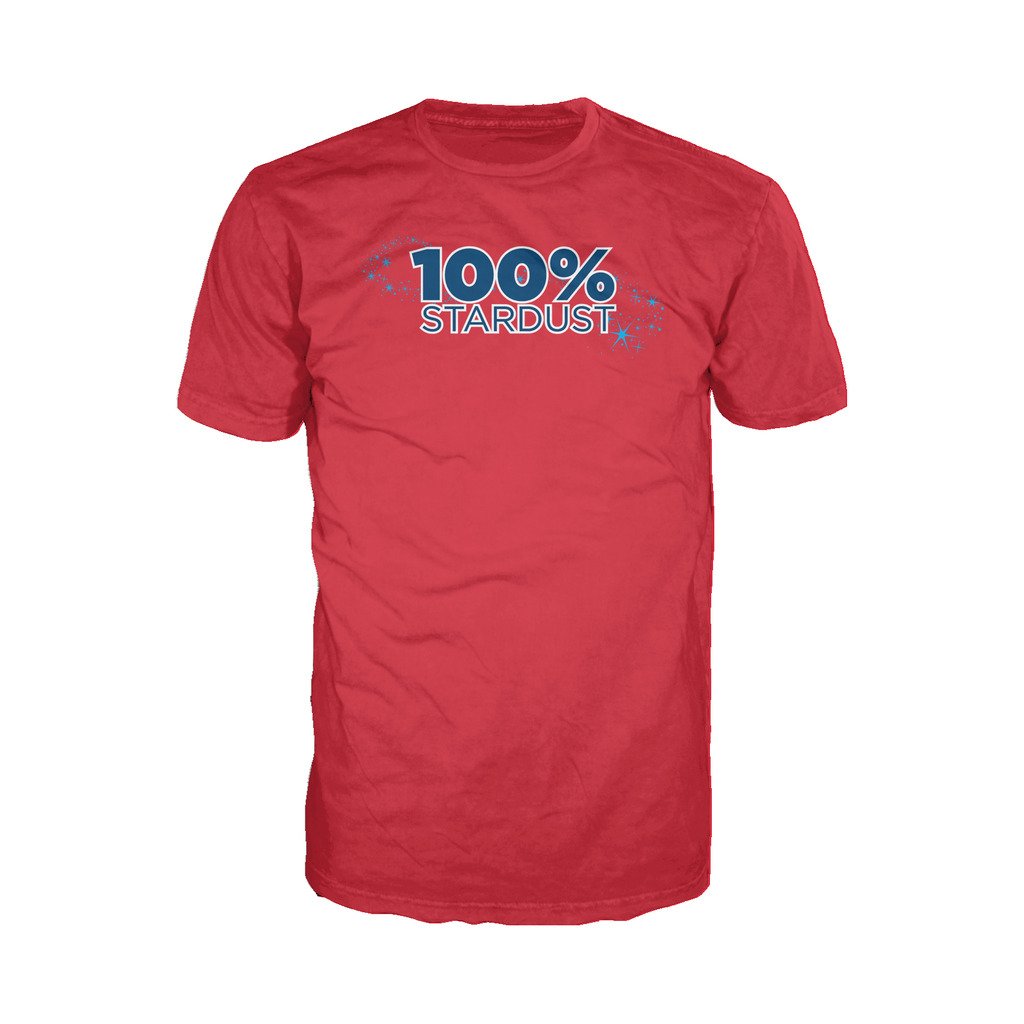 I Love Science 100% Stardust Official Men's T-shirt (Red) - Urban Species Mens Short Sleeved T-Shirt