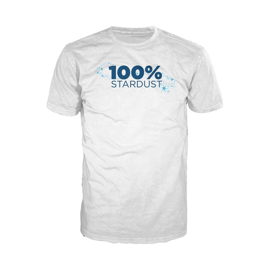 I Love Science 100% Stardust Official Men's T-shirt (White) - Urban Species Mens Short Sleeved T-Shirt