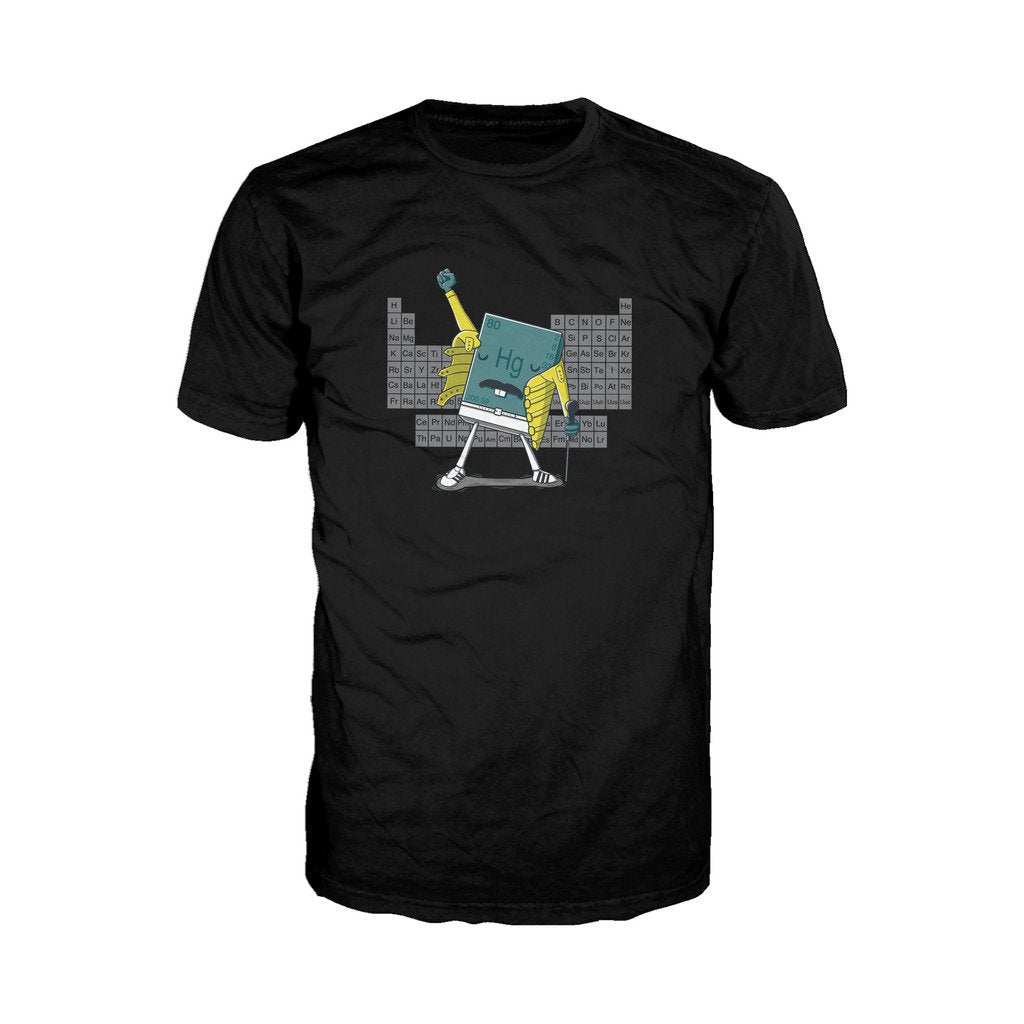 I Love Science Freddie Mercury Official Men's T-shirt (Black) - Urban Species Mens Short Sleeved T-Shirt