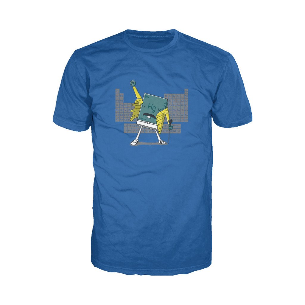 I Love Science Freddie Mercury Official Men's T-shirt (Royal Blue) - Urban Species Mens Short Sleeved T-Shirt