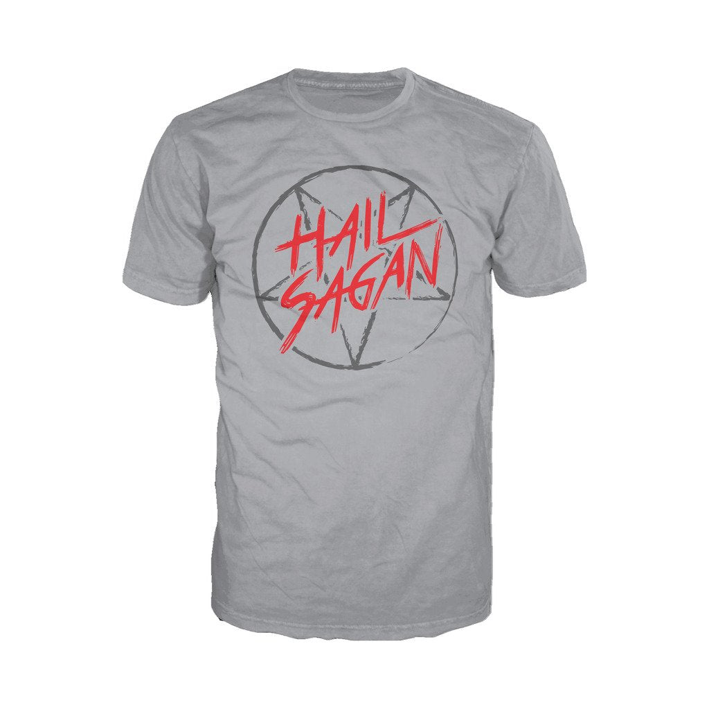 I Love Science Hail Sagan Official Men's T-shirt (Heather Grey) - Urban Species Mens Short Sleeved T-Shirt