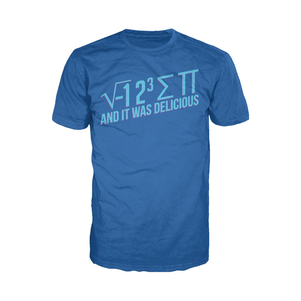 I Love Science I 8 Sum Pi Official Men's T-shirt (Royal Blue) - Urban Species Mens Short Sleeved T-Shirt
