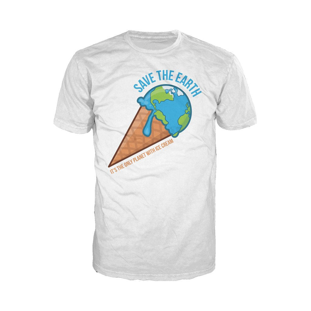 I Love Science Ice Cream Official Men's T-shirt (White) - Urban Species Mens Short Sleeved T-Shirt