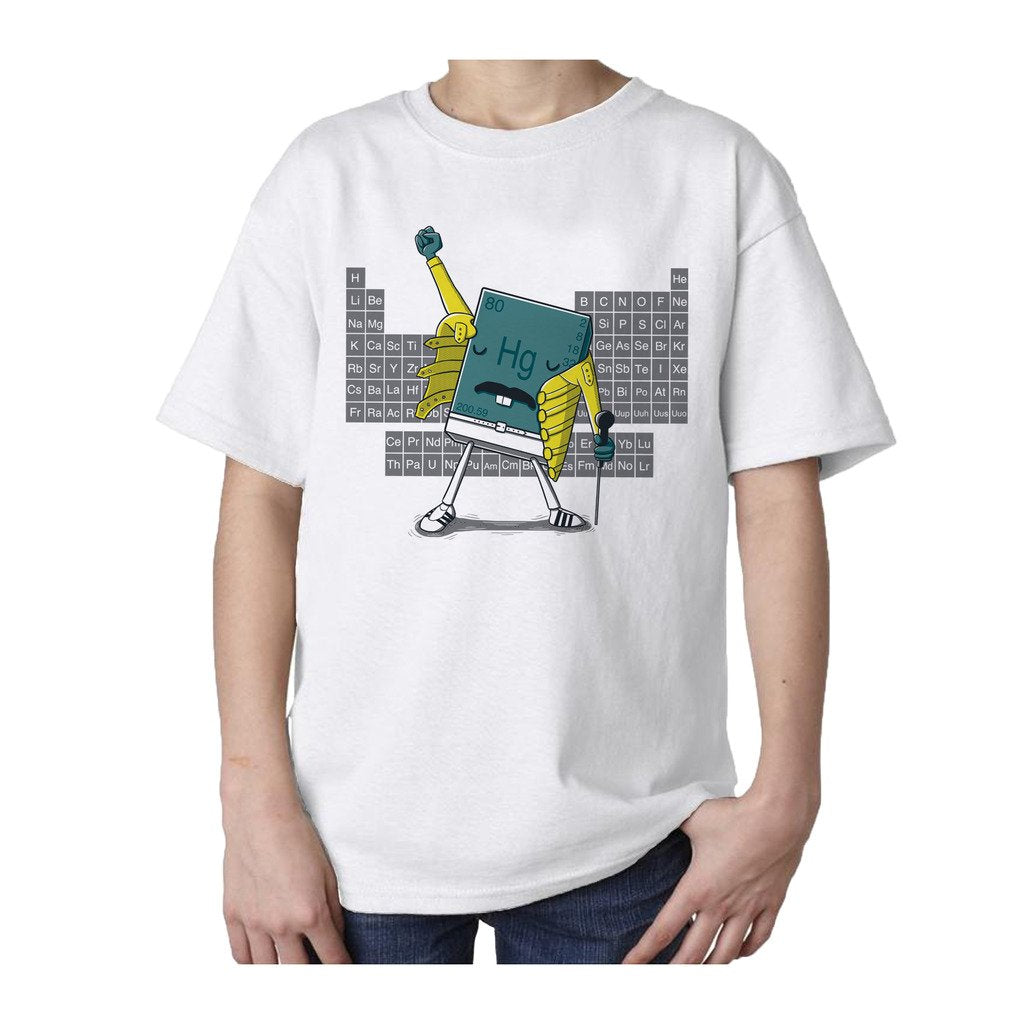 I Love Science Freddie Mercury Official Kid's T-shirt (White) - Urban Species Kids Short Sleeved T-Shirt
