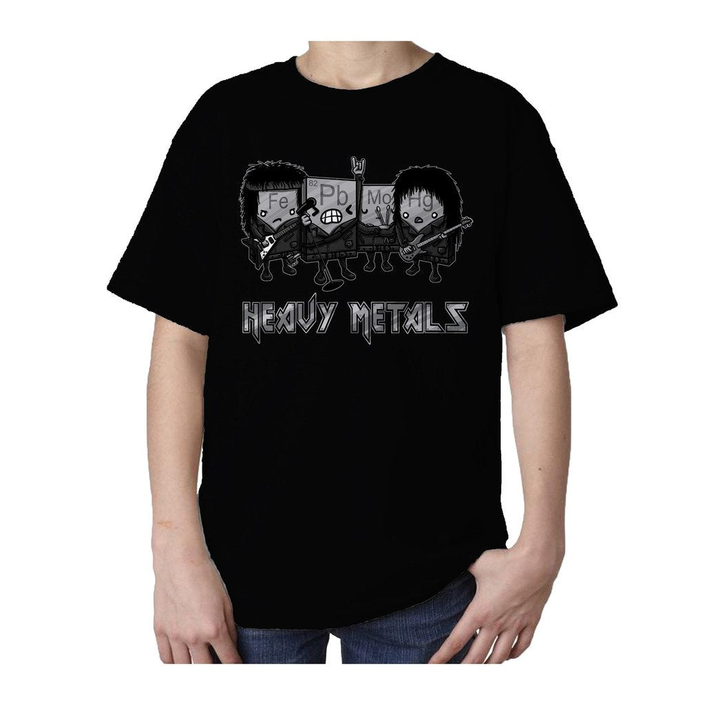 I Love Science Heavy Metals Official Kid's T-shirt (Black) - Urban Species Kids Short Sleeved T-Shirt