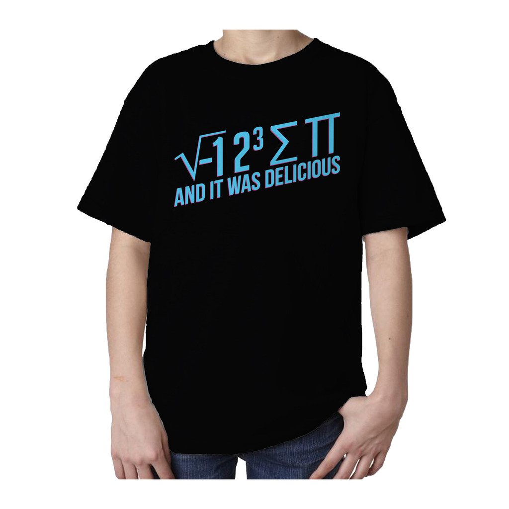 I Love Science I 8 Sum Pi Official Kid's T-shirt (Black) - Urban Species Kids Short Sleeved T-Shirt