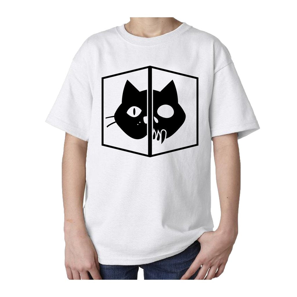 I Love Science Schrodinger's Cat Official Kid's T-shirt (White) - Urban Species Kids Short Sleeved T-Shirt
