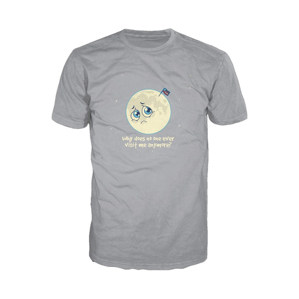 I Love Science Sad Moon Official Men's T-shirt (Heather Grey) - Urban Species Mens Short Sleeved T-Shirt
