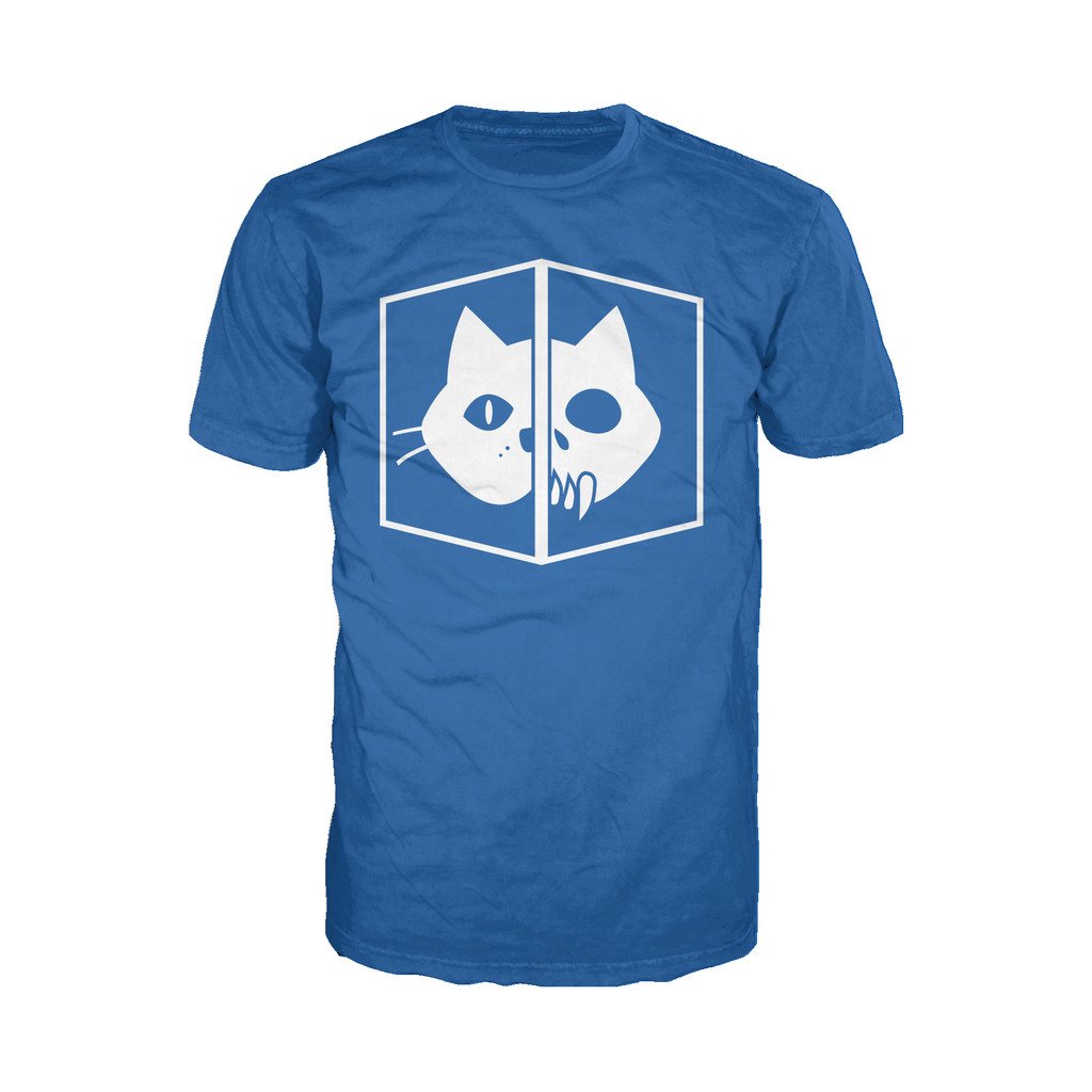 I Love Science Schrodinger's Cat Official Men's T-shirt (Royal Blue) - Urban Species Mens Short Sleeved T-Shirt