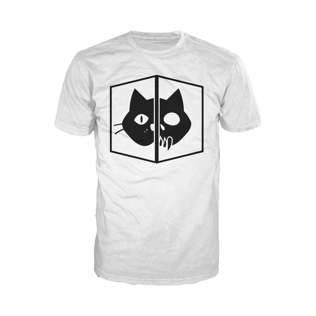 I Love Science Schrodinger's Cat Official Men's T-shirt (White) - Urban Species Mens Short Sleeved T-Shirt
