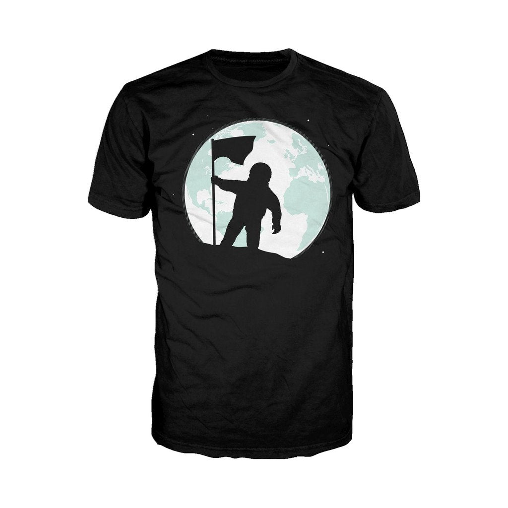I Love Science Silhoutte Official Men's T-shirt (Black) - Urban Species Mens Short Sleeved T-Shirt