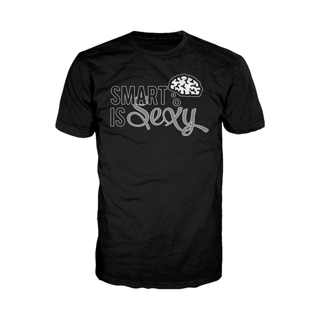 I Love Science Smart Is Sexy Official Men's T-shirt (Black) - Urban Species Mens Short Sleeved T-Shirt