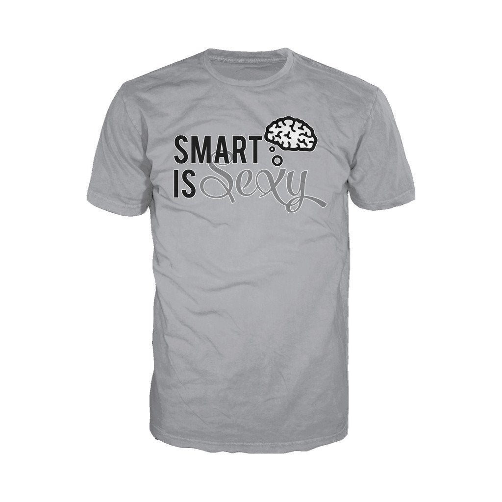 I Love Science Smart Is Sexy Official Men's T-shirt (Heather Grey) - Urban Species Mens Short Sleeved T-Shirt
