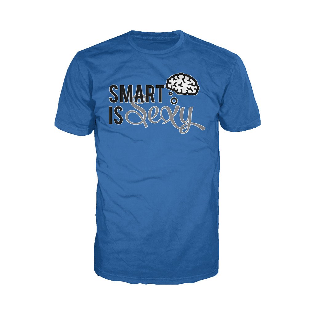 I Love Science Smart Is Sexy Official Men's T-shirt (Royal Blue) - Urban Species Mens Short Sleeved T-Shirt