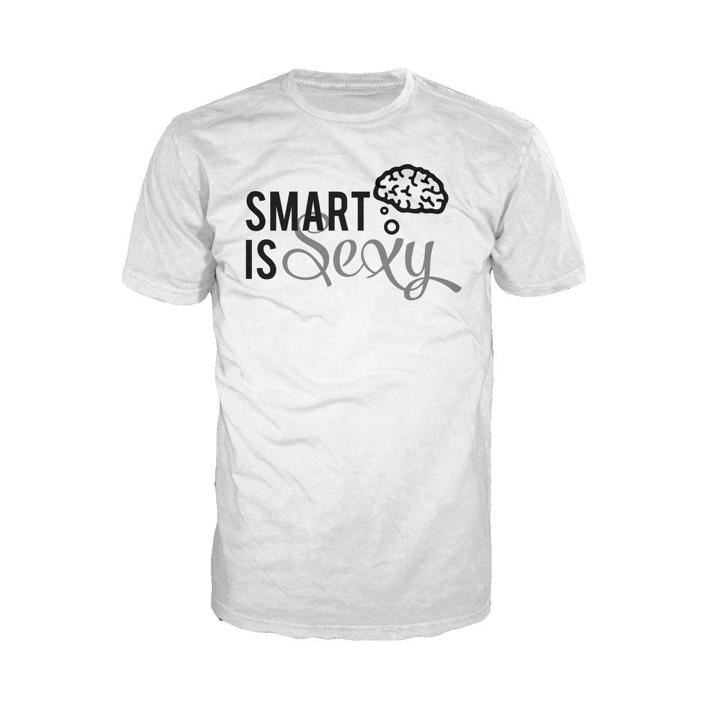 I Love Science Smart Is Sexy Official Men's T-shirt (White) - Urban Species Mens Short Sleeved T-Shirt