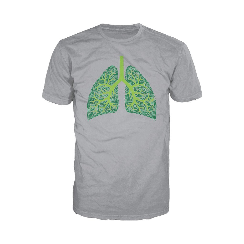 I Love Science Trees Are The Lungs Of Earth Official Men's T-shirt (Heather Grey) - Urban Species Mens Short Sleeved T-Shirt