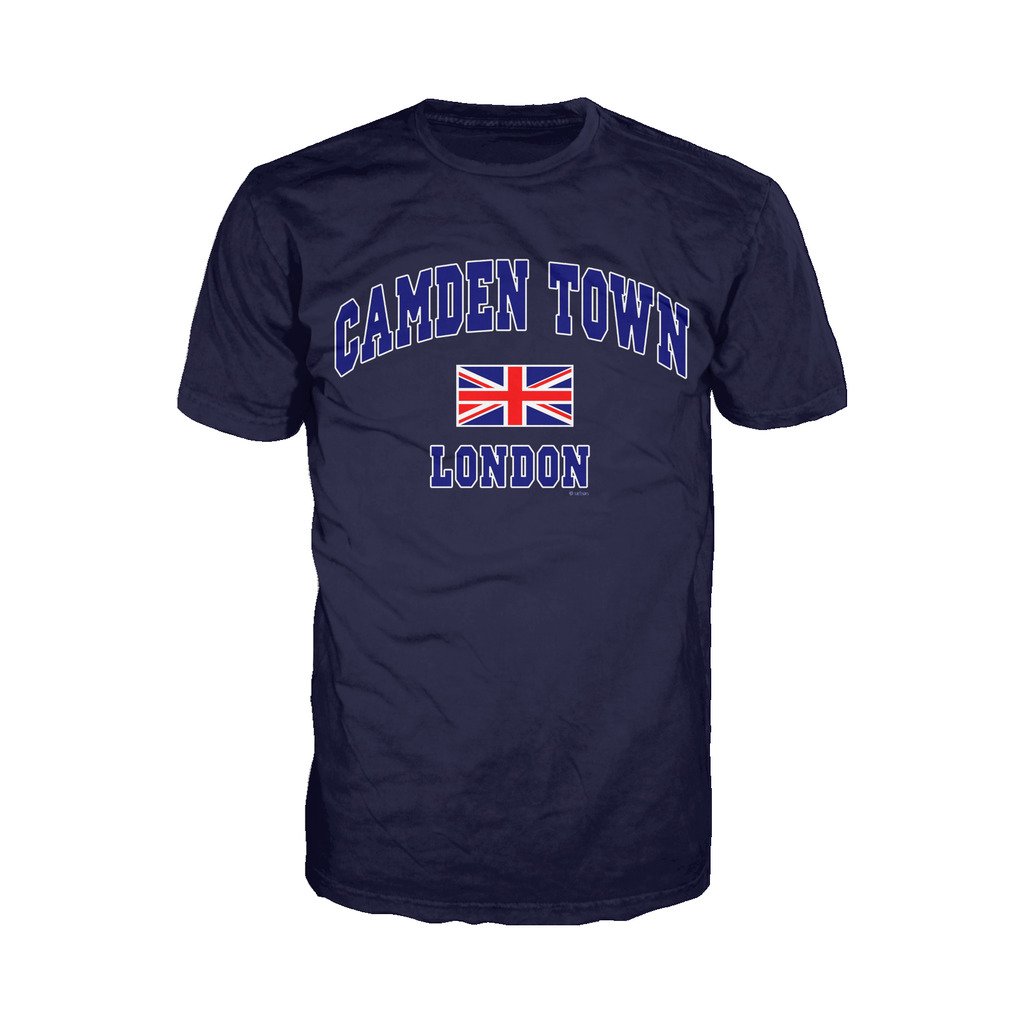 London Union Jack Camden Men's T-shirt (Navy) - Urban Species Mens Short Sleeved T-Shirt