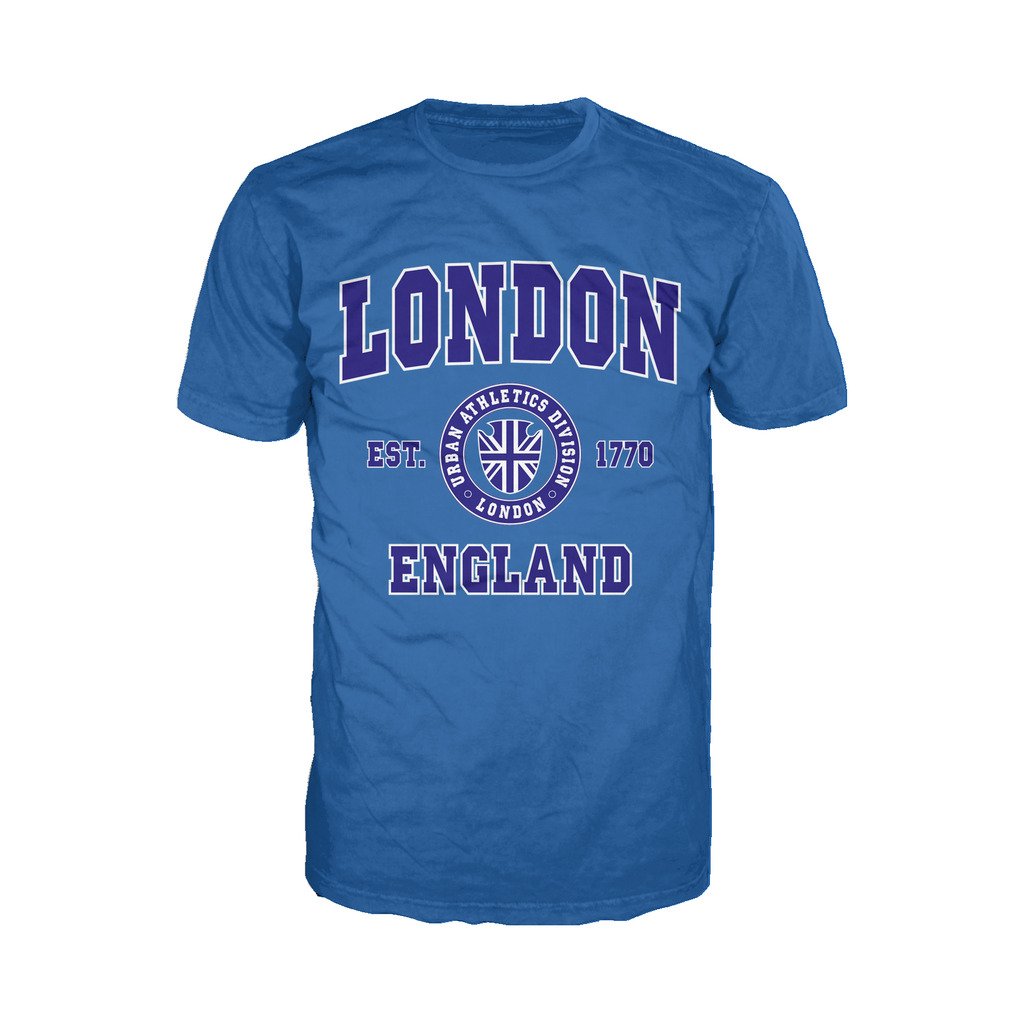 London Urban Athletic Men's T-shirt (Royal Blue) - Urban Species Mens Short Sleeved T-Shirt
