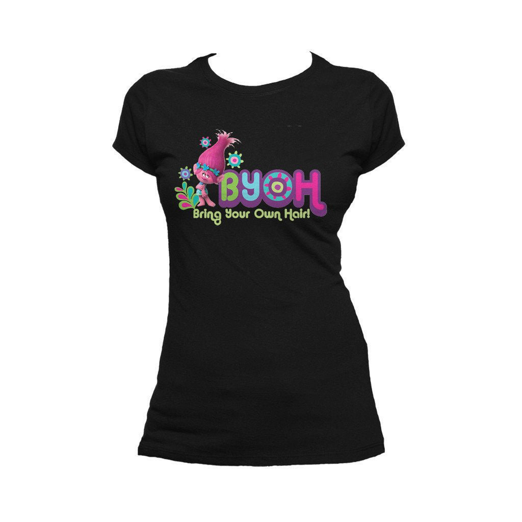 Trolls BYOH Official Women's T-Shirt (Black) - Urban Species Ladies Short Sleeved T-Shirt