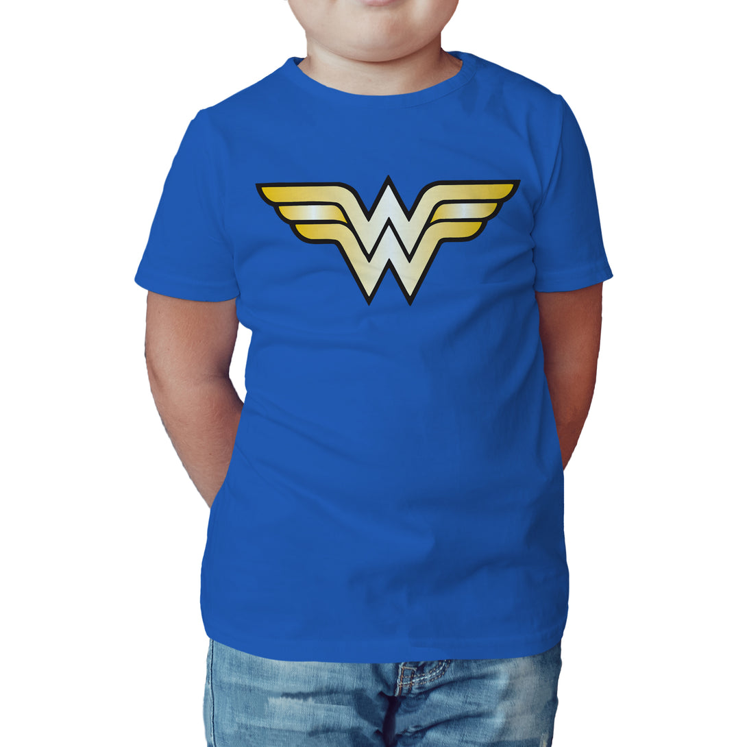 Classic Urban Woman Wonder Kid\'s DC Comics Logo Official – T-shirt Species