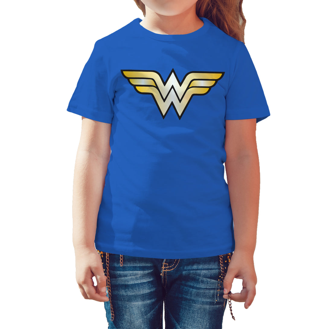 DC Comics Wonder Woman Logo Classic Official Kid's T-shirt - Urban Species