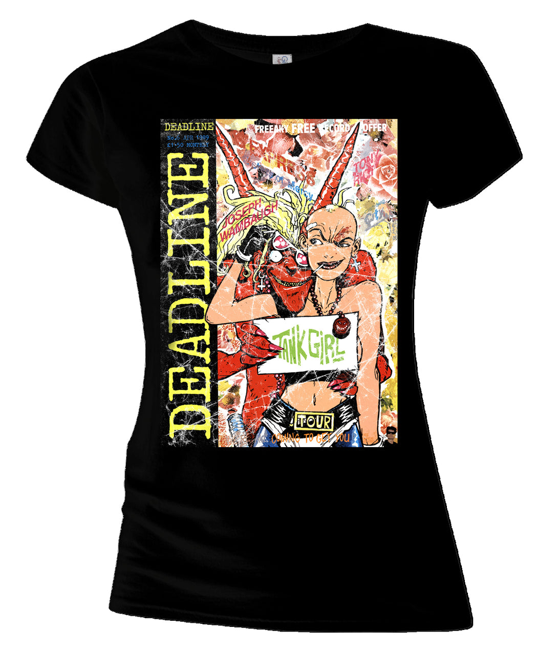 Deadline 6 Tank Booga Official Women's T-shirt (Black) - Urban Species 