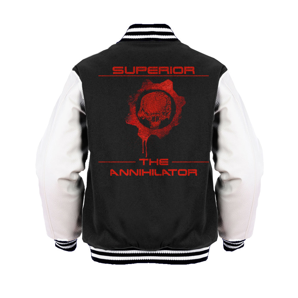 Superior Remix The Annihilator Official Varsity Jacket (Black) - Urban Species Varsity Jacket